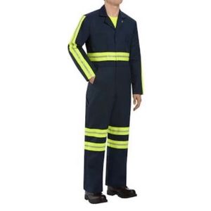 ENHANCED VISIBILITY ACTION BACK WORK COVERALL